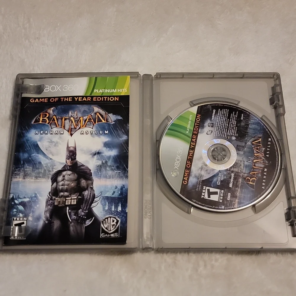 Batman Arkham Asylum Game Of The Year Edition Xbox 360